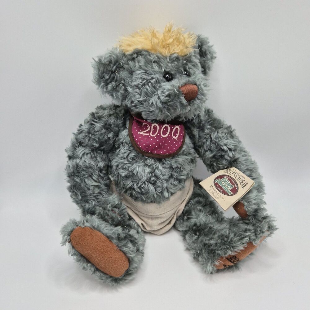 Rare Vintage Ganz Cottage Collectibles Bear 2000 Moptop Lenny & Friends 15"